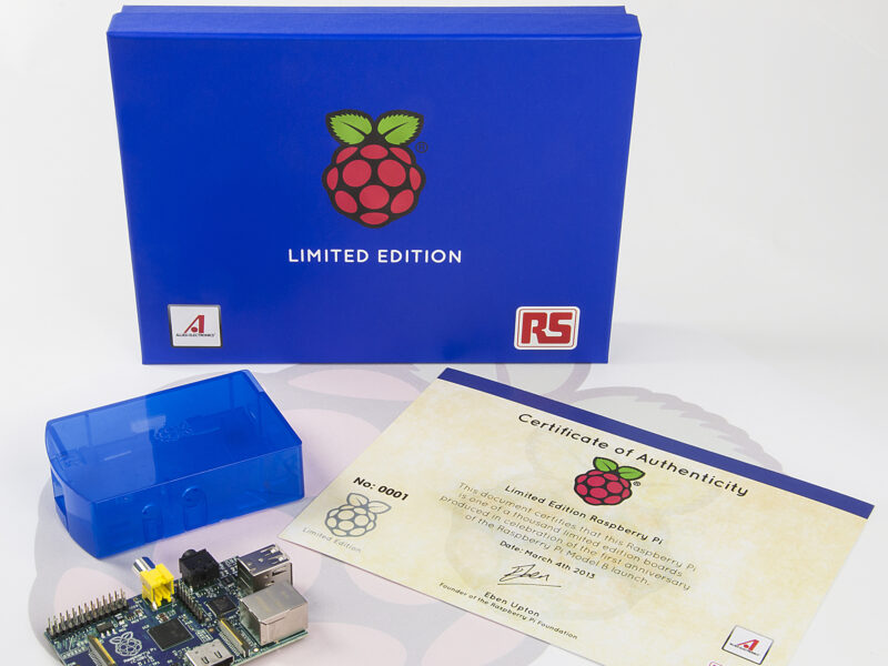 RS Components distribue une édition limitée de la carte  Raspberry Pi