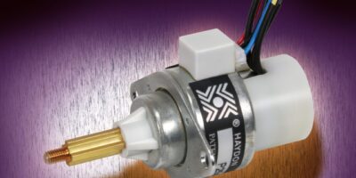 Proximity sensor is integrated with one inch can-stack linear actuator