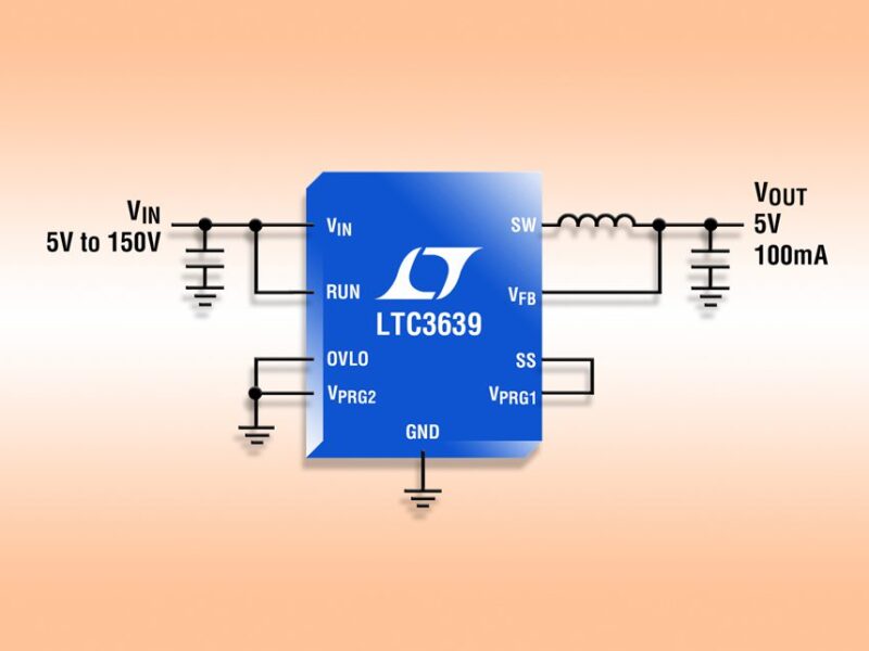 150 V, 100 mA step-down regulator requires only three external components
