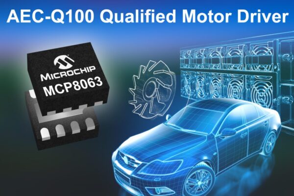 Automotive-qualified motor controller combines small size and high current