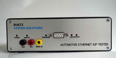 Interoperability testing for automotive Ethernet ECUs