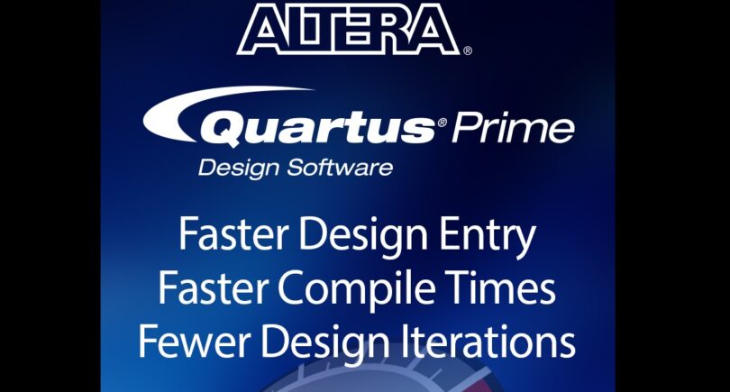 Design software update for Altera’s high-capacity programmables