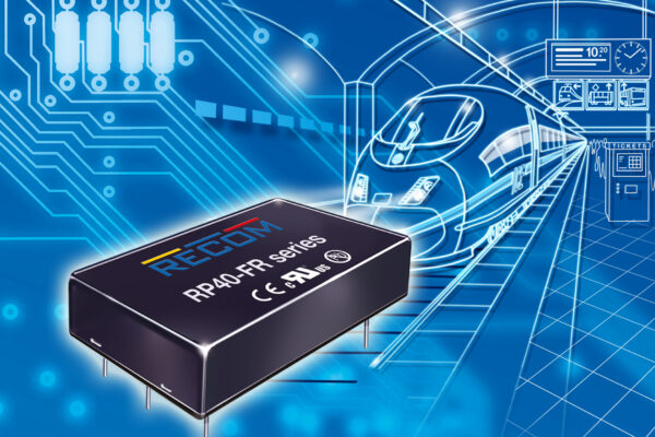 40W DC/DC converters with railway approvals