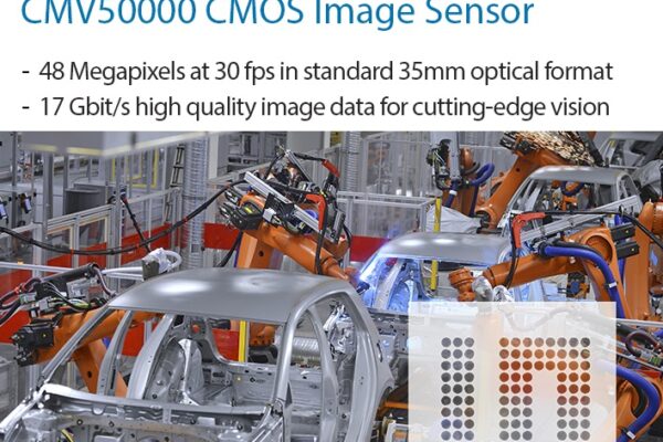 Global shutter 48 Mpixel CMOS sensor: 8k resolution at 30 fps