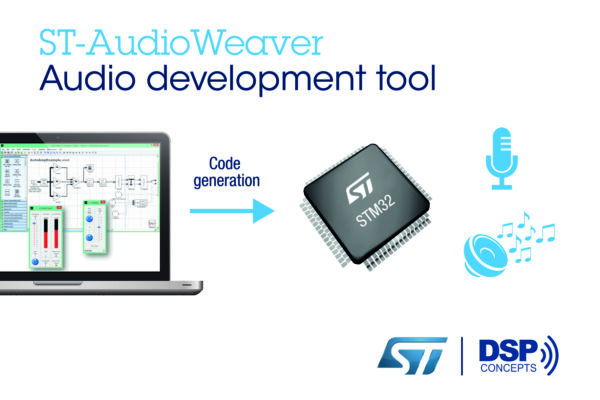 STM32 projects offered free access to no-coding audio design tool
