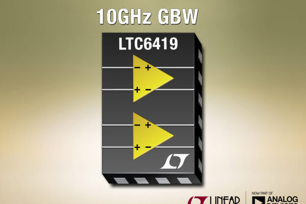 10-GHz GBW, low noise differential amplifier/ADC driver