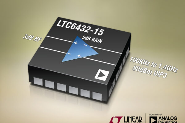 15dB gain differential amplifier: linearity, low noise, 100 kHz – 1.4 GHz