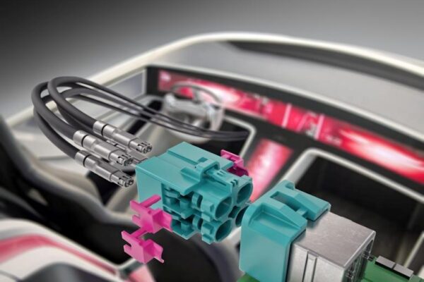 High-speed data at 20 Gbps over space-saving automotive connectors