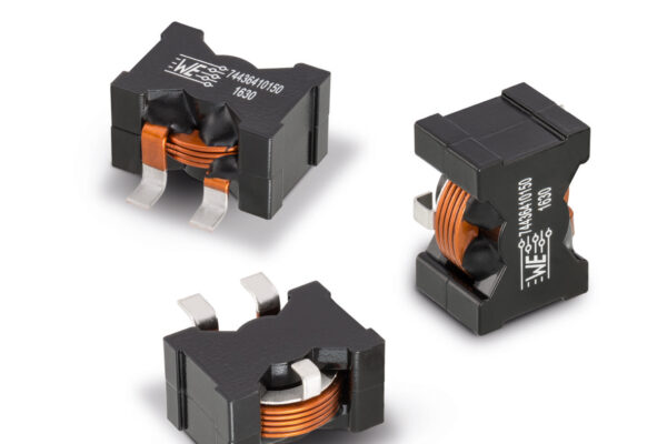 High current/high saturation, flat wire power inductors