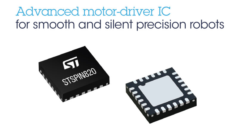 45V/0.5Ω advanced motion-control IC for smoother, quieter motor operation