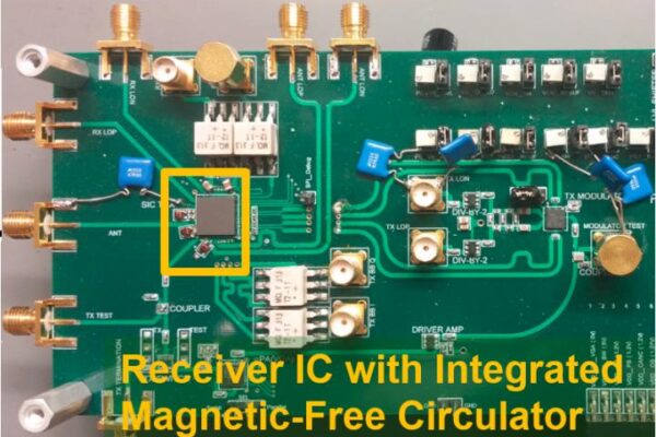 On-chip RF circulator and a single antenna to double Wi-Fi speed