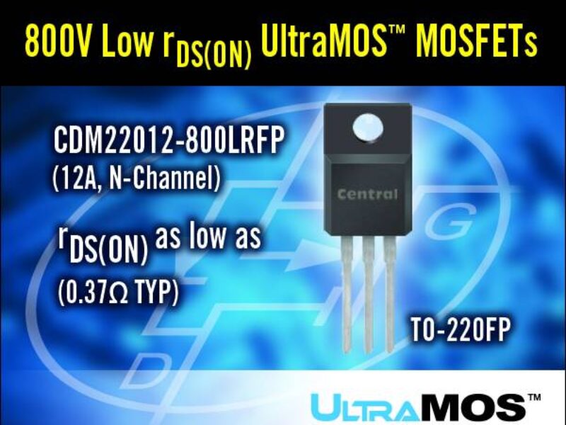 12A 800V MOSFET in a TO-220FP