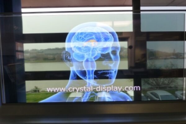 Transparent OLED technology eliminates the need for display lighting