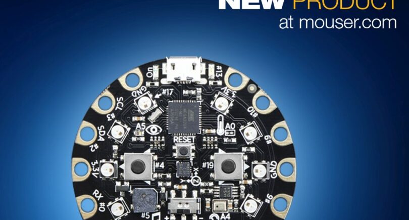 Wearables-focused prototyping board packs sensors and LEDs