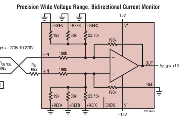 Wide Common Mode Range Current Sensing