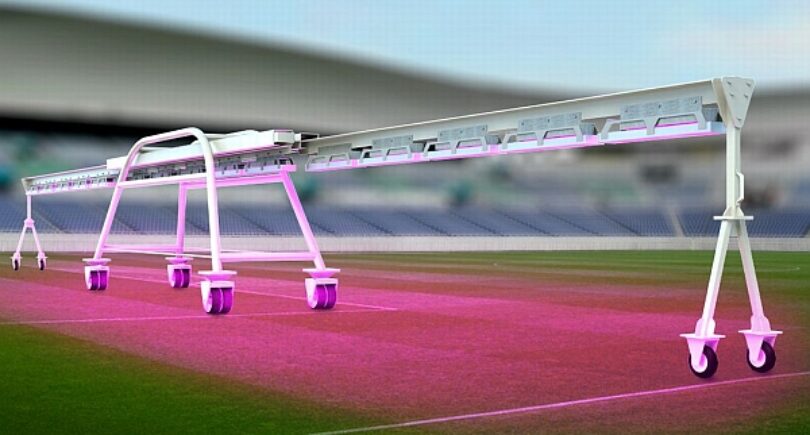 Sony LED-based lawn-growing machine promotes grass growth