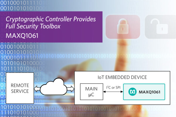Cryptographic MCU delivers turnkey security for connected devices