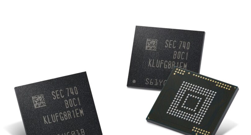 512Gbyte embedded universal flash memory in production