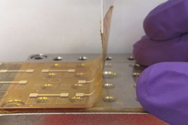 Temporary bonding material beats laser lift-off for flexible OLEDs