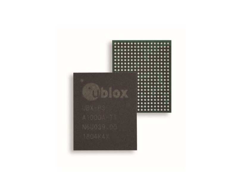 Small dual-channel V2X communication chip for flexible deployment