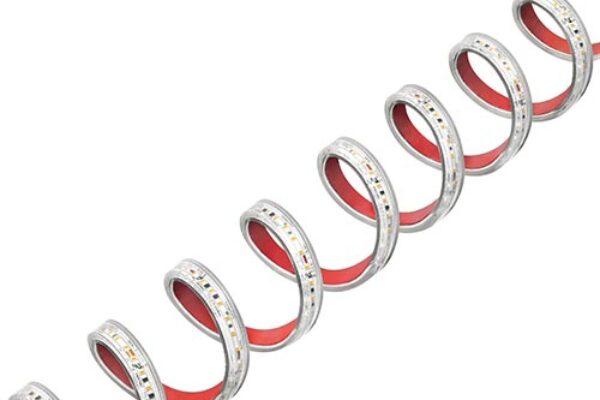 Flexible LED strip tape adds IP67 protection