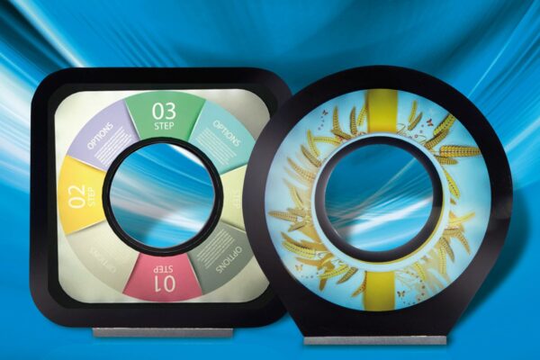 Free-form touch displays adapt to functions