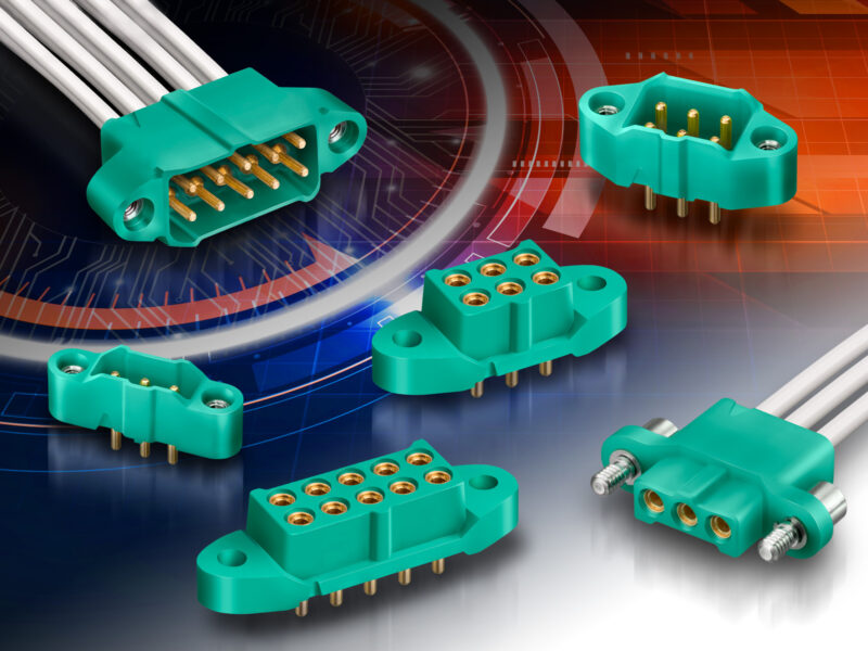 3.00mm pitch power connectors deliver 10A current capacity