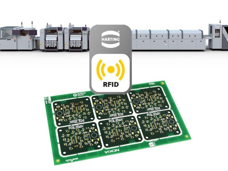 SMT production line detects PCBs using RFID