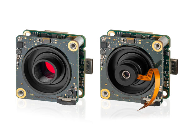 Board-level cameras come with liquid lenses for active focus