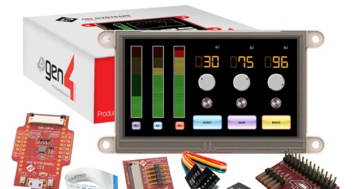 RS Components adds Gen4 series LCD modules from 4D systems