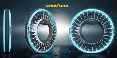 Tire doubles as propeller for flying cars