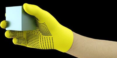 Low-cost tactile glove learns signatures of the human grasp