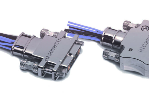 2mm DMM connectors with 360° EMC backshells