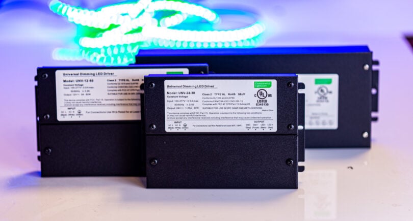 Universal LED drivers compatible with phase and 0-10V dimming