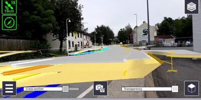 Outdoors AR solution allows visualisation of 2D and 3D data