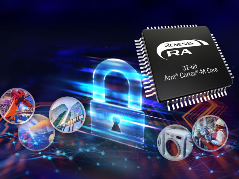 32-bit Arm Cortex-M MCUs feature advanced security for IoT