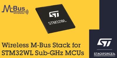 STM32WL wireless microcontroller ecosystem expands with wM-Bus stack