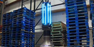 UV-C robot disinfects warehouse in half an hour