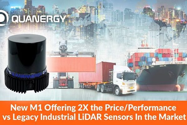 LiDAR sensor for mid- to long-range industrial measurement