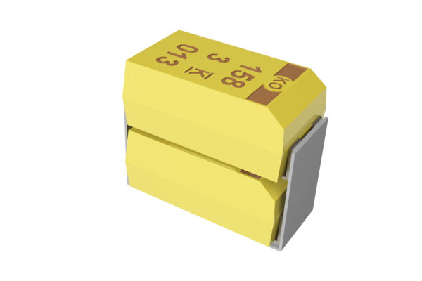 75V tantalum stack polymer capacitor for GaN designs