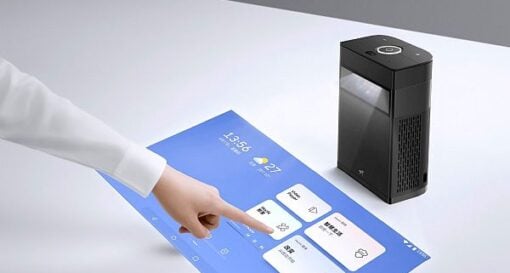 Smart projector turns any flat surface into touchscreen