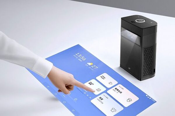Smart projector turns any flat surface into touchscreen