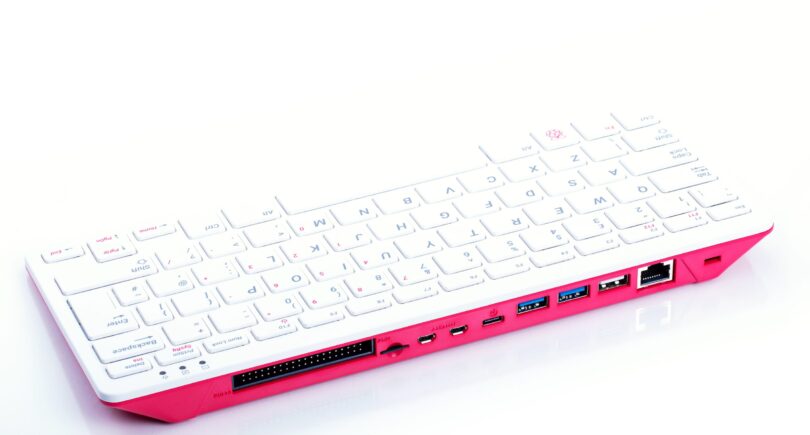 Raspberry Pi in keyboard creates first all-in-one PC – video