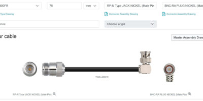 Digi-Key announces Taoglas custom RF cable builder