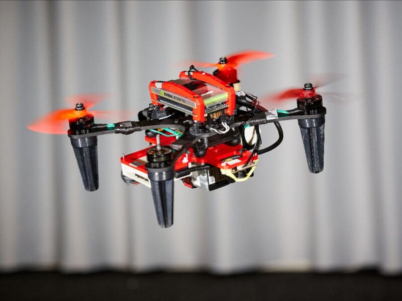 Event driven image sensor boosts drone safety