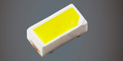 High luminous intensity white chip LEDs target IoT devices, drones