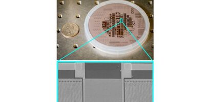 Acoustic RF amplifier points way toward smaller radio chips