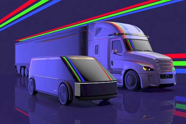 Autonomous vehicle design concept envisions future robo-taxis, trucks