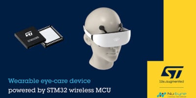 Nu Eyne eye-therapy wearable leverages STM32 wireless MCU