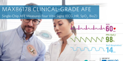 Clinical-grade AFE measures four vital signs